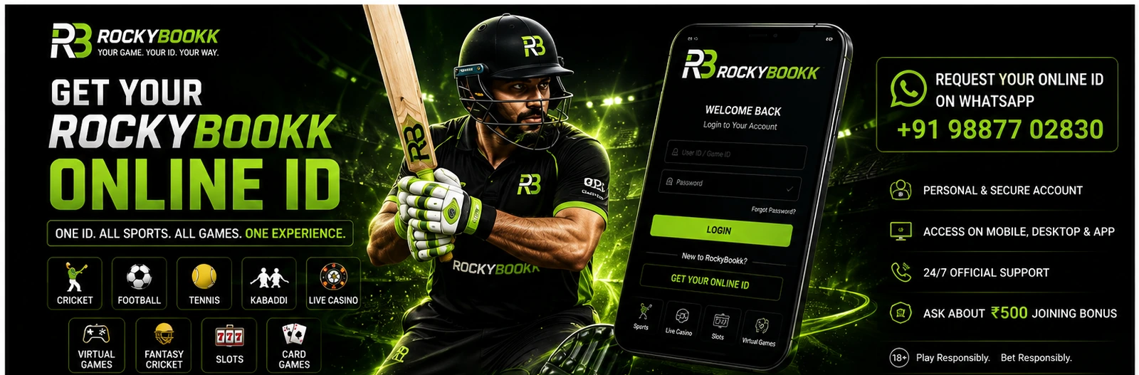 RockyBookk Online ID