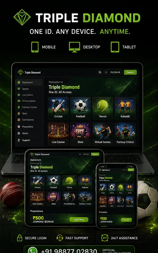 Triple Diamond on mobile desktop and tablet