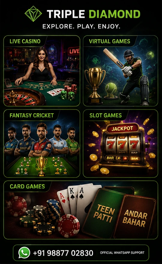 Triple Diamond casino and virtual games